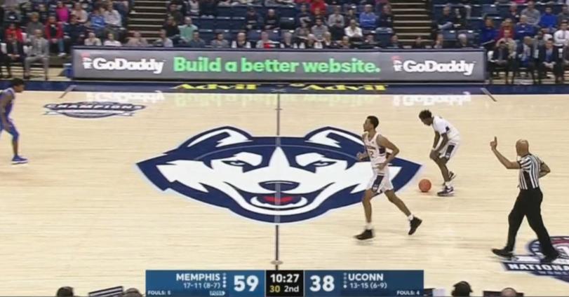 Basketball & Football TV-visible signage