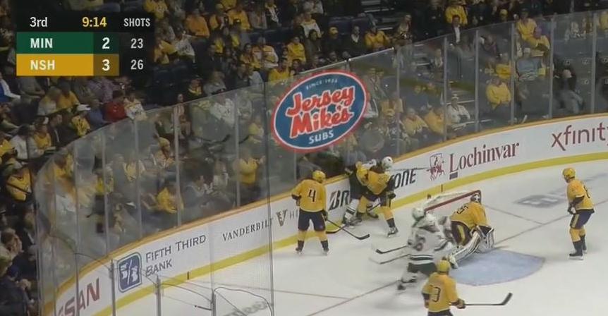 Ice Hockey TV-visible signage