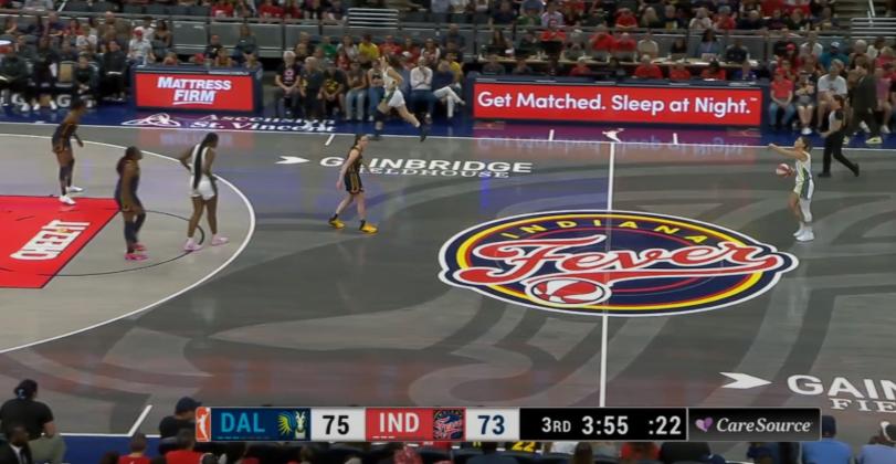 Basketball TV-visible signage